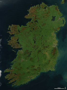 Cloudless Ireland