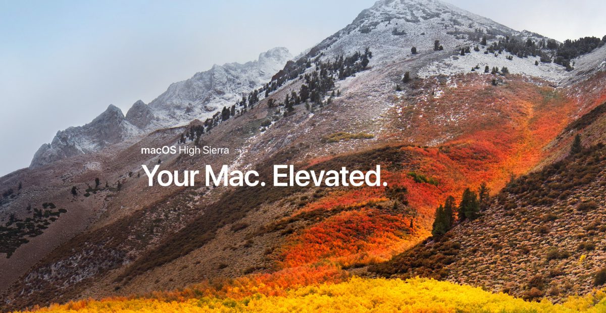 macOS High Sierra Promo
